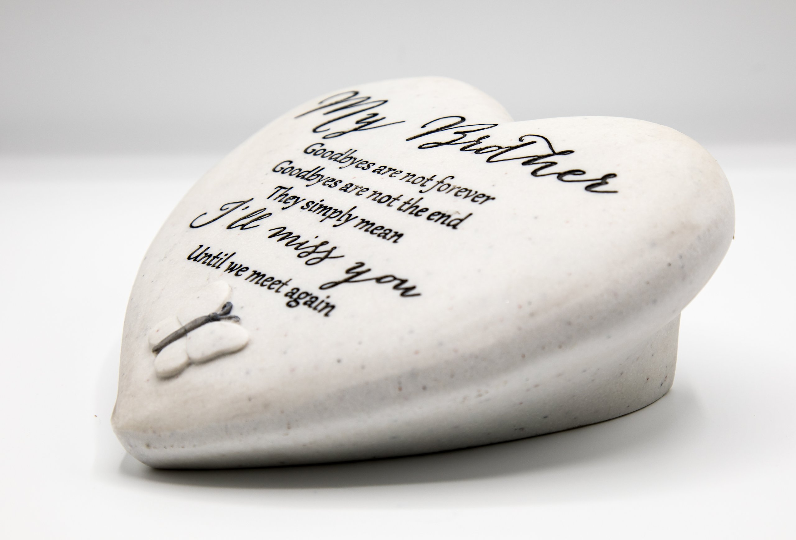Thoughts Of You Heart Graveside Memorial Heart Stake Special BROTHER 